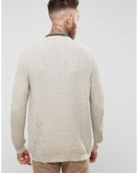 graue Strickjacke von Asos