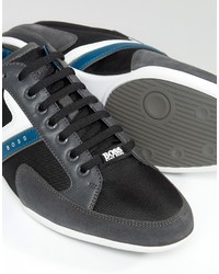 graue Turnschuhe von Boss Green