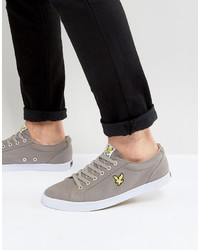 graue Turnschuhe von Lyle & Scott