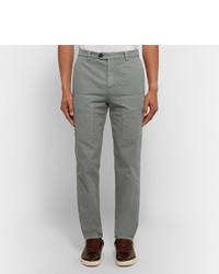 graue Twill Chinohose von Brunello Cucinelli