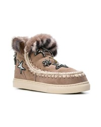 graue Ugg Stiefel von Mou