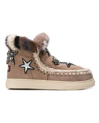 graue Ugg Stiefel von Mou