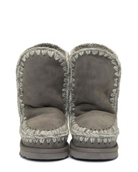 graue Ugg Stiefel von Mou