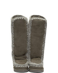 graue Ugg Stiefel von Mou