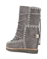 graue Ugg Stiefel von Mou