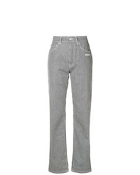 graue vertikal gestreifte Jeans von Off-White