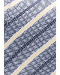 graue vertikal gestreifte Krawatte von Eterna