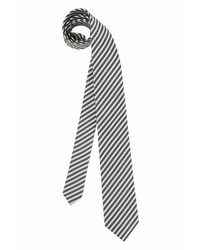 graue vertikal gestreifte Krawatte von STUDIO COLETTI