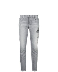 graue verzierte Jeans von Cambio