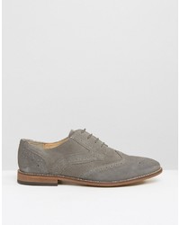 graue Wildleder Brogues von Asos