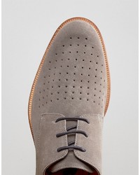 graue Wildleder Brogues von Zign Shoes