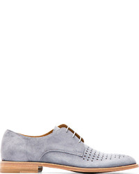 graue Wildleder Derby Schuhe von Paul Smith