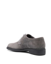 graue Wildleder Derby Schuhe von BOSS