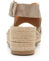 graue Wildleder Espadrilles von Rag & Bone