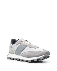 graue Wildleder niedrige Sneakers von Tod's