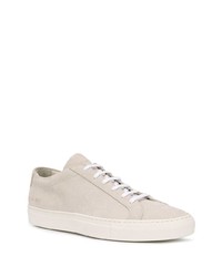 graue Wildleder niedrige Sneakers von Common Projects