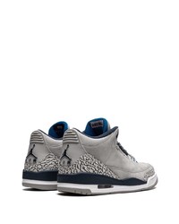 graue Wildleder niedrige Sneakers von Jordan