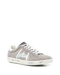 graue Wildleder niedrige Sneakers von Premiata