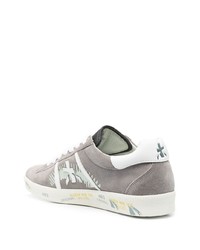 graue Wildleder niedrige Sneakers von Premiata