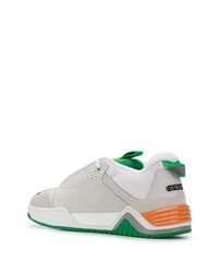 graue Wildleder niedrige Sneakers von Off-White