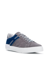 graue Wildleder niedrige Sneakers von Hogan