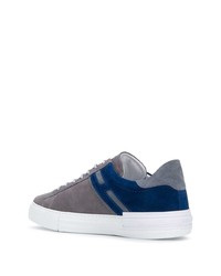 graue Wildleder niedrige Sneakers von Hogan