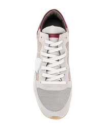 graue Wildleder niedrige Sneakers von Philippe Model