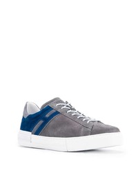 graue Wildleder niedrige Sneakers von Hogan