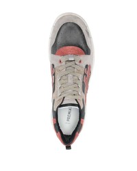 graue Wildleder niedrige Sneakers von Premiata