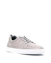 graue Wildleder niedrige Sneakers von Leandro Lopes