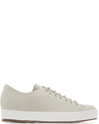 graue Wildleder niedrige Sneakers von Feit