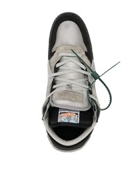 graue Wildleder niedrige Sneakers von Off-White