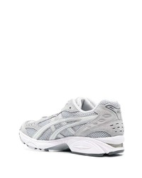 graue Wildleder niedrige Sneakers von Asics