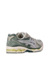 graue Wildleder niedrige Sneakers von Asics