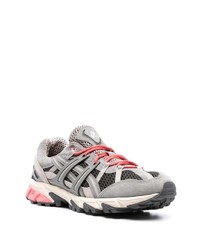 graue Wildleder niedrige Sneakers von Asics