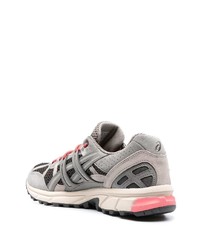 graue Wildleder niedrige Sneakers von Asics