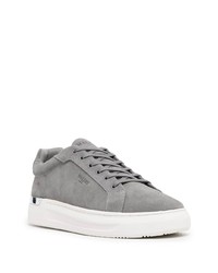 graue Wildleder niedrige Sneakers von Mallet