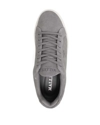 graue Wildleder niedrige Sneakers von Mallet