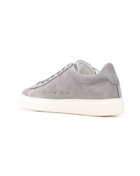 graue Wildleder niedrige Sneakers von Hogan