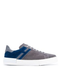 graue Wildleder niedrige Sneakers von Hogan