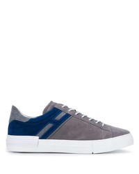 graue Wildleder niedrige Sneakers von Hogan