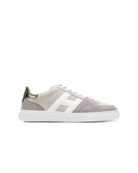 graue Wildleder niedrige Sneakers von Hogan