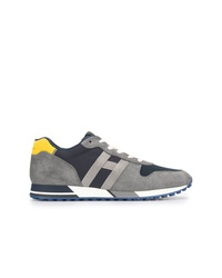 graue Wildleder niedrige Sneakers von Hogan