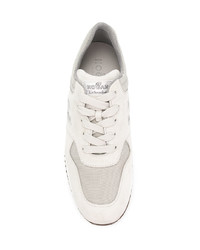 graue Wildleder niedrige Sneakers von Hogan