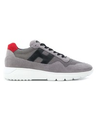 graue Wildleder niedrige Sneakers von Hogan