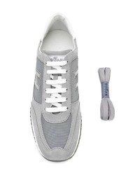 graue Wildleder niedrige Sneakers von Hogan