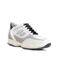 graue Wildleder niedrige Sneakers von Hogan