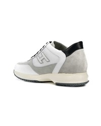 graue Wildleder niedrige Sneakers von Hogan