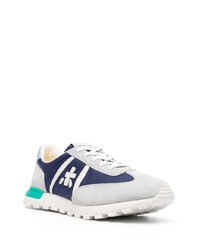 graue Wildleder niedrige Sneakers von Premiata