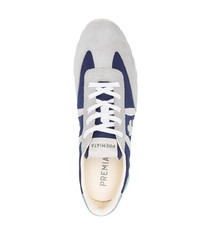 graue Wildleder niedrige Sneakers von Premiata